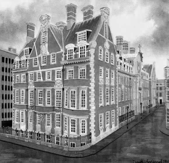 YORK'S FINEST - GEORGE HUDSON BUILDING painted by DAVID APPLEYARD