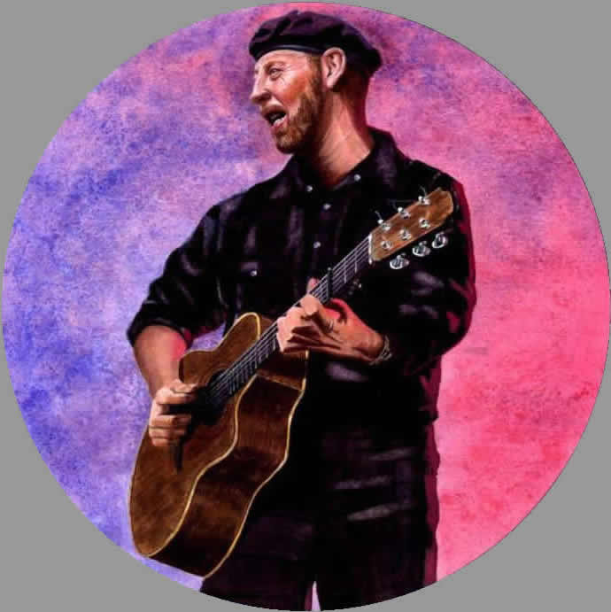 RICHARD THOMPSON painted by DAVID APPLEYARD