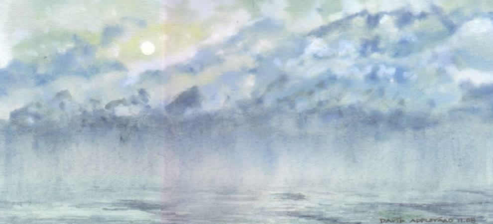 MISTY SEAS painted by DAVID APPLEYARD