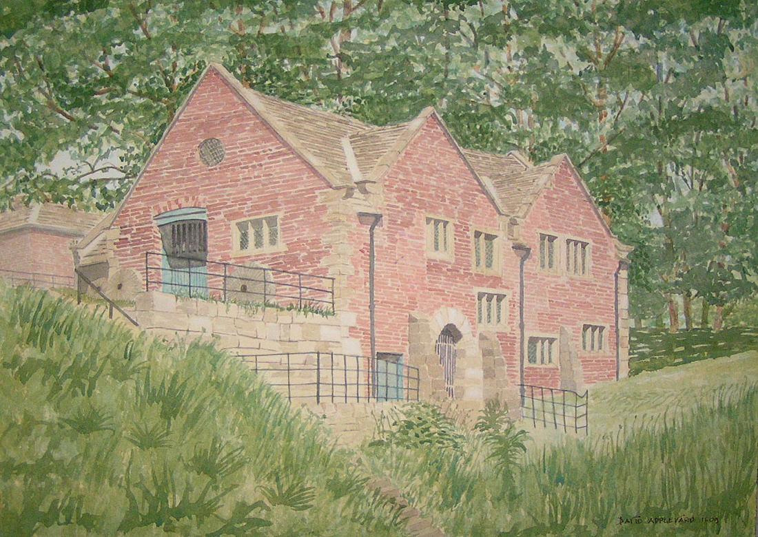 MILL AT DUNHAM MASSEY painted by DAVID APPLEYARD