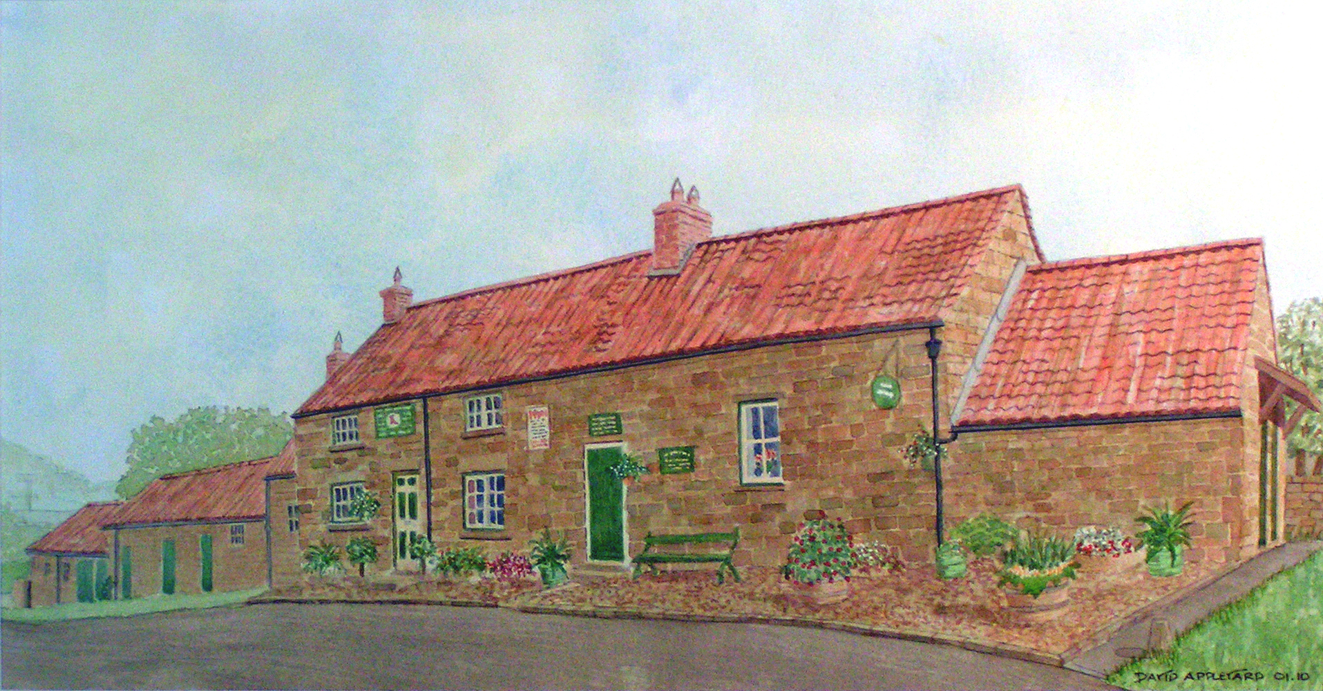 THE MOORCOCK INN, LANGDALE END, SCARBOROUGH painted by DAVID APPLEYARD