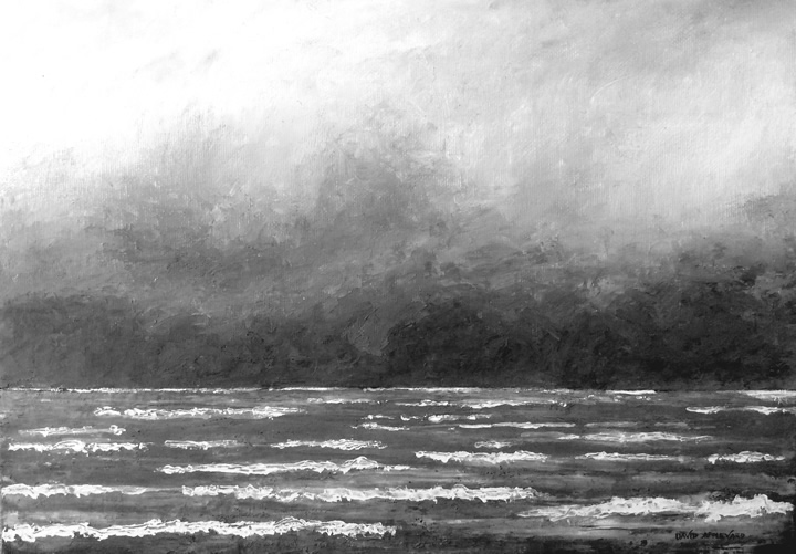 SEASCAPE painted by DAVID APPLEYARD