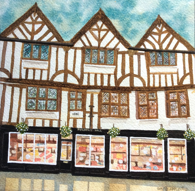 ONE OF YORK'S FINEST, MULBERRY HALL, STONEGATE painted by DAVID APPLEYARD